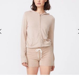 NEW Monrow Supersoft Zip Up Hoody Size Small